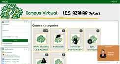 Desktop Screenshot of iesazaharantas.com